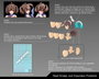 Megami Device figurine Plastic Model Kit 1/1 Buster Doll Gunner 16 cm