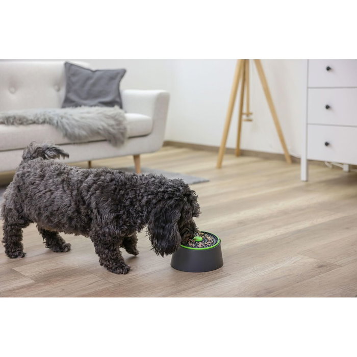 Kerbl Multifeeder 3 en 1 - Balle snack, gamelle anti-glouton et assiette à lécher