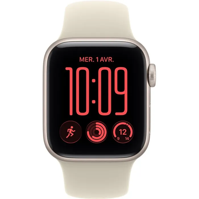 Apple Watch SE 3 GPS 40mm Aluminium Starlight Bracelet Sport Sand S/M