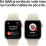 Apple Watch SE 3 GPS 40mm Aluminium Starlight Bracelet Sport Sand S/M