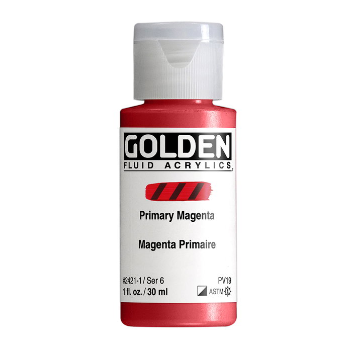 Golden Magenta Primario Couleurs Acryliques Fluides 30 ml Golden Magenta Primario Couleurs Acryliques Fluides 30 ml
