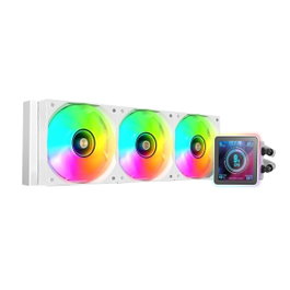 Mars Gaming ML-VISIONPRO360 Kit de refroidissement liquide AIO blanc avec écran IPS 4 pouces