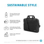 HP Sacoche Ordinateur Portable Renew Business 17,3 Pouces avec Protection RFID et Poche Traqueur Bluetooth - Matériaux Éco-Responsables et Durables