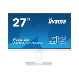 Iiyama XUB2797QSU-W2 Écran PC LED IPS 27" Ultra HD 4K (3840 x 2160 pixels), Connecteurs: HDMI, DisplayPort, USB-C, Technologie AMD FreeSync