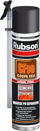 Rubson CF 90 - Aérosol de mousse expansive coupe-feu - Isolation et protection incendie certifiée EN 13501-2 - 600 ml - Pour conduites, portes et fenêtres