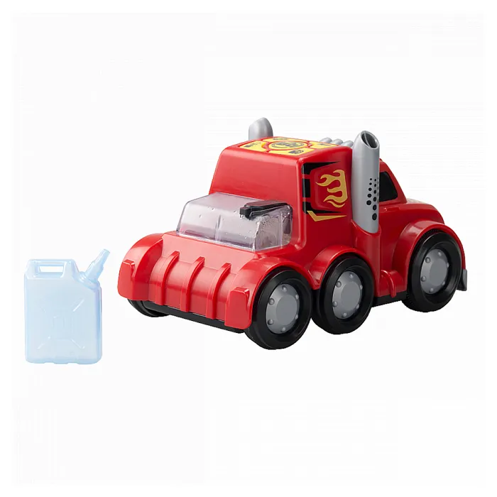 TOOKO - 81478 - Camion d'activités motorisé, sonore et lumineux pour enfants à partir de 2 ans avec fonction fumée