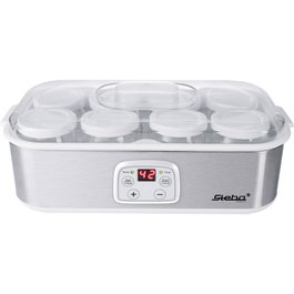 Steba JM 3 Machine à yaourt Argent / Blanc