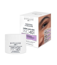 Byphasse Crème Visage Anti-Âge PRO40 Raffermissante et Liftante 60 ml