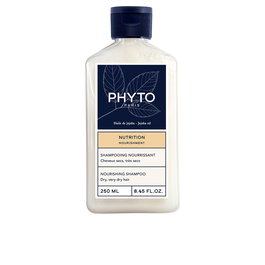 Phyto Shampoing Nutrition Cheveux Colorés - Nettoie en douceur, préserve l'éclat, 250 ml - Sans silicones, sans tensioactifs sulfatés