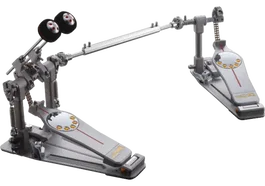 Pearl Pedal Double Grosse Caisse Eliminator Demon P-3002Z Gaucher avec Cadence Chaîne et Étui