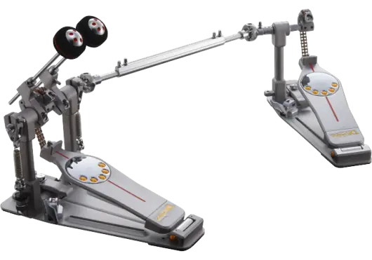 Pearl Pedal Double Grosse Caisse Eliminator Demon P-3002Z Gaucher avec Cadence Chaîne et Étui
