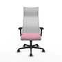 Piqueras y Crespo Chaise de Bureau Albacete Rose et Blanc