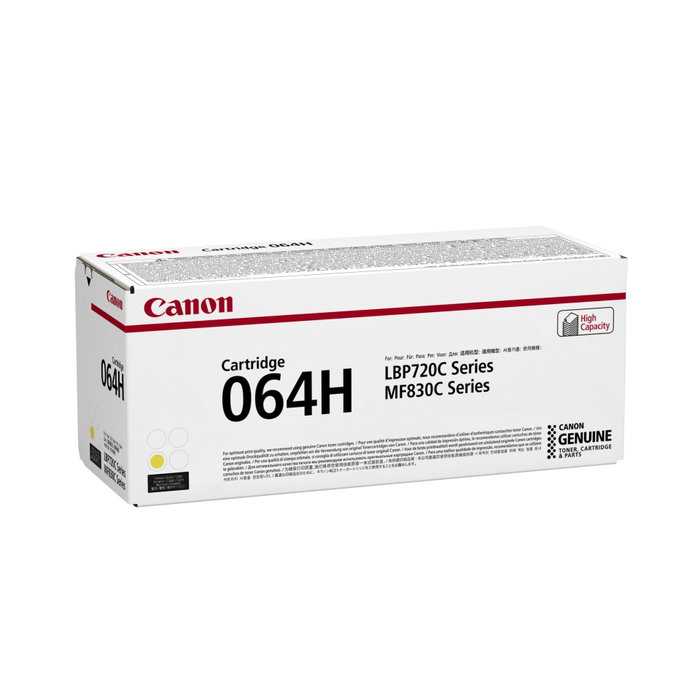 Canon Cartouche de toner 064H Jaune Canon Cartouche de toner 064H Jaune