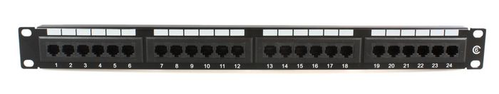 MicroConnect PP-004 Panneau de brassage 19" UTP Catégorie 6, 24 ports double, terminaison IDC MicroConnect PP-004 Panneau de brassage 19" UTP Catégorie 6, 24 ports double, terminaison IDC