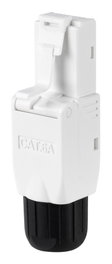 Nanocable Connecteur RJ45 UTP Cat.6A Auto-Crimpable - Sans Outil, Reutilisable, Compatible Cat.5/5e/6/6A (10 Uds) 13x14x50 mm
