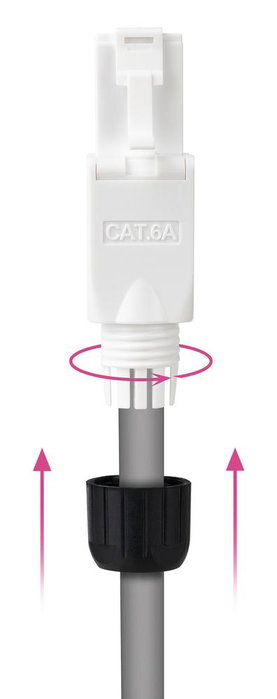 Nanocable Connecteur RJ45 UTP Cat.6A Auto-Crimpable - Sans Outil, Reutilisable, Compatible Cat.5/5e/6/6A (10 Uds) 13x14x50 mm Nanocable Connecteur RJ45 UTP Cat.6A Auto-Crimpable - Sans Outil, Reutilisable, Compatible Cat.5/5e/6/6A (10 Uds) 13x14x50 mm