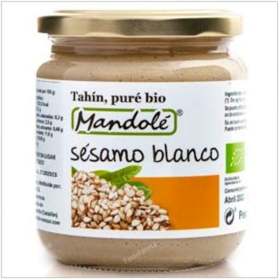 MANDOLE Purée de sésame blanc BIO 325g MANDOLE Purée de sésame blanc BIO 325g