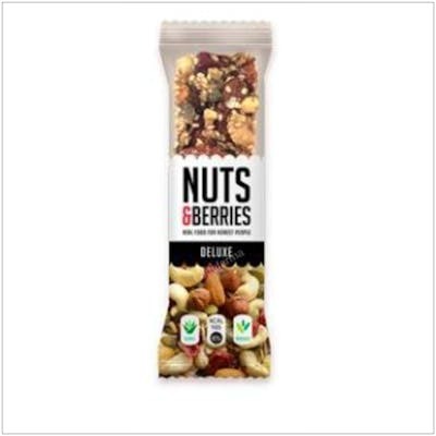 NUTS & BERRIES Barrita Deluxe Bio Vegan 15 unités - Snack aux fruits secs et graines NUTS & BERRIES Barrita Deluxe Bio Vegan 15 unités - Snack aux fruits secs et graines