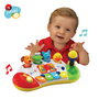 Tachan My First Piano avec Animaux Pop-Up - Piano Musical Éducatif avec Microphone, 15 Mélodies, 4 Touches et 4 Personnages Animaux - Multilingue, pour Enfants à Partir de 12 Mois