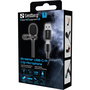 Sandberg Microphone USB Clip Streamer - Micro-cravatte avec fixation pour streaming, réunions en ligne et haute qualité vocale
