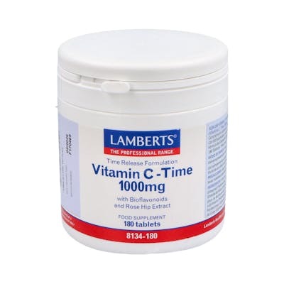LAMBERTS Vitamina C 1000 mg Libération Soutenue 180 comprimés LAMBERTS Vitamina C 1000 mg Libération Soutenue 180 comprimés