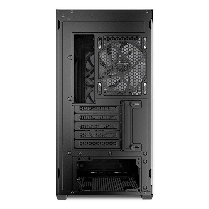 Sharkoon MK3 RGB Boîtier PC Gaming Micro-ATX avec 4 Ventilateurs RGB et Panneau en Verre
