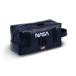 Karactermania NASA Spaceship Nécessaire de Voyage Brick PLUS, Blanc 13x27x13 cm en PVC avec Compartiment à Fermeture Éclair