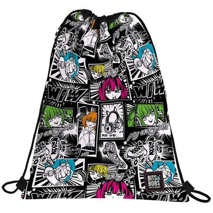 Sac à dos serré par des ficelles Bits&Bobs Yuku Multicouleur Sac à dos serré par des ficelles Bits&Bobs Yuku Multicouleur