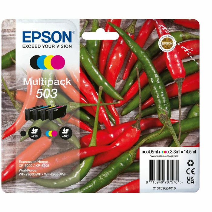 Epson C13T09Q64020 Cartouche d'encre originale Multicouleur Epson C13T09Q64020 Cartouche d'encre originale Multicouleur