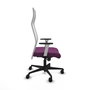 Piqueras y Crespo Chaise de Bureau Albacete Violet et Blanc