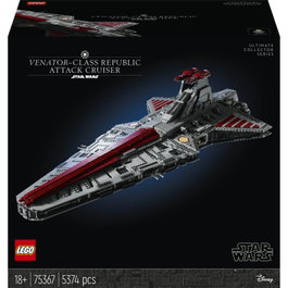LEGO Star Wars Republikanischer Angriffskreuzer der Venator-Klasse Venator-Klasse (75367) 18+