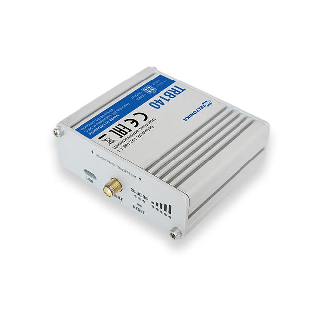 Teltonika Networks TRB140 - Passerelle industrielle LTE Cat.4, Cortex-A7 1.2 GHz, 128 Mo RAM, port Ethernet, entrées/sorties numériques, micro-USB