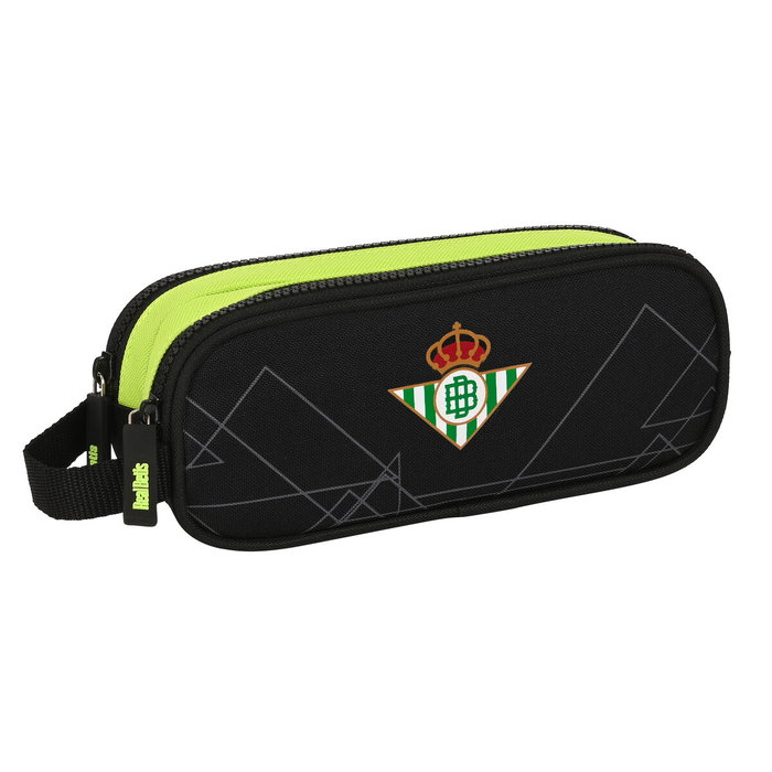 Trousse Fourre-Tout Double Real Betis Balompié Noir Citron 21 x 8 x 6 cm Trousse Fourre-Tout Double Real Betis Balompié Noir Citron 21 x 8 x 6 cm