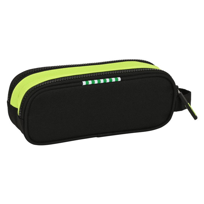 Trousse Fourre-Tout Double Real Betis Balompié Noir Citron 21 x 8 x 6 cm Trousse Fourre-Tout Double Real Betis Balompié Noir Citron 21 x 8 x 6 cm