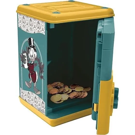 Lexibook Tirelire électronique Picsou avec code secret, fente pièces billets, musique et grande capacité, pour enfant