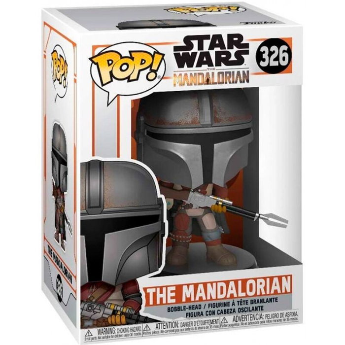 FUNKO Figurine POP Star Wars - The Mandalorian - Figurine en vinyle de 9 cm avec boîte fenêtrée