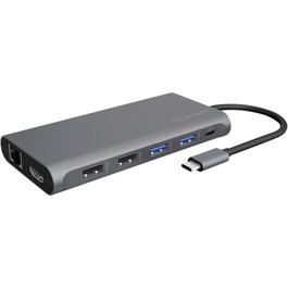 Icy ICY BOX IB-DK4050-CPD Docking Station 12-en-1 USB-C 100W PD Anthracite