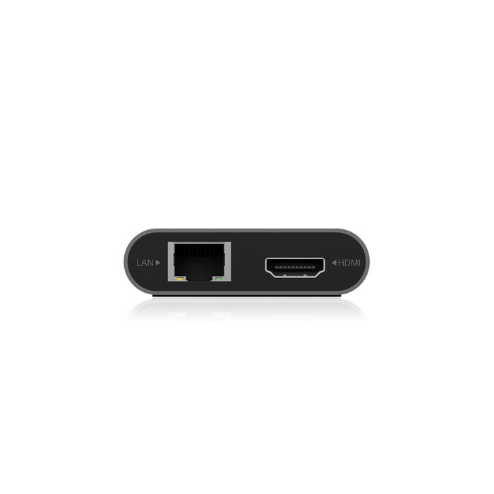 Icy ICY BOX IB-DK4050-CPD Docking Station 12-en-1 USB-C 100W PD Anthracite