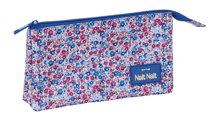 Safta Porte-crayons décoratif Flores Coimbra Bleu, 22 x 12 x 3 cm, pour enfants à partir de 3 ans
