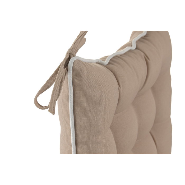 Coussin Home ESPRIT Blanc Beige Jardin 40 x 40 x 5 cm