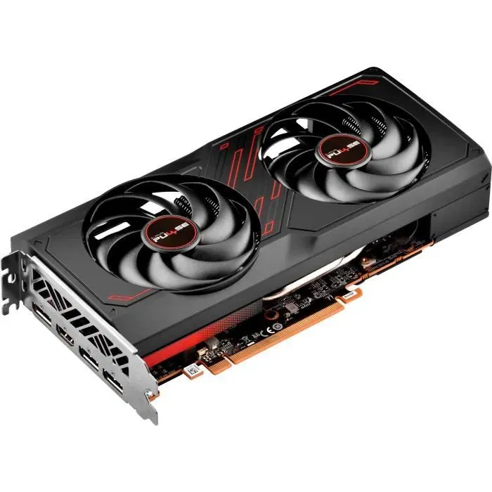 Sapphire Pulse AMD Radeon RX 7600 Gaming Carte Graphique 8 Go GDDR6, HDMI, Triple DisplayPort Sapphire Pulse AMD Radeon RX 7600 Gaming Carte Graphique 8 Go GDDR6, HDMI, Triple DisplayPort
