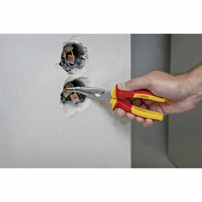 Bosch Professional Pince VDE à bec long coudée 200 mm
