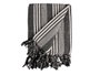 GIFTDECOR Plaid Multiusos Rayas Gris Foncé 235x205cm