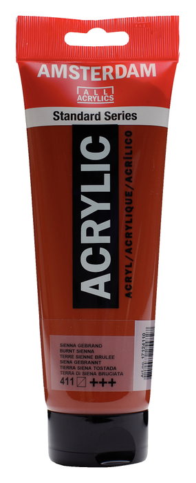 Amsterdam Standard Series Peinture Acrylique Terre de Sienne Brûlée 411, 250 ml Amsterdam Standard Series Peinture Acrylique Terre de Sienne Brûlée 411, 250 ml