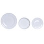 Home ESPRIT Service de Vaisselle Blanc Porcelaine Glam 18 Pièces