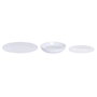 Home ESPRIT Service de Vaisselle Blanc Porcelaine Glam 18 Pièces
