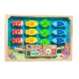 Molto - Jeu de pêche en bois pour enfants - 22 x 22 x 8.5 cm - Âge recommandé : 3 ans - Sans piles - Langues : espagnol, anglais
