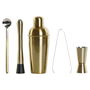 Coffret Cocktail DKD Home Decor Doré Acier inoxydable 500 ml 8 x 8 x 21 cm