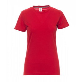 PAYPER T-shirt femme manches courtes rouge taille S