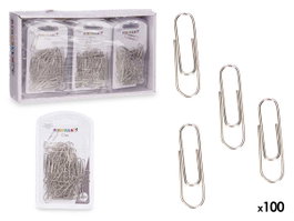 PINCELLO Set 100 Clips Silver PEQ